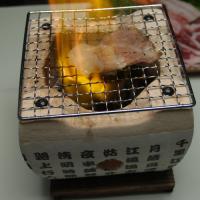 鹿児島県産　くろくろ焼肉セット　楽(らく) 黒豚バラ200g　黒牛モモ200g